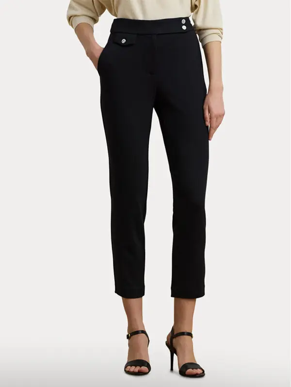 Lauren Ralph Lauren LAUREN RALPH LAUREN Hlače 200980023001 Crna Straight Fit