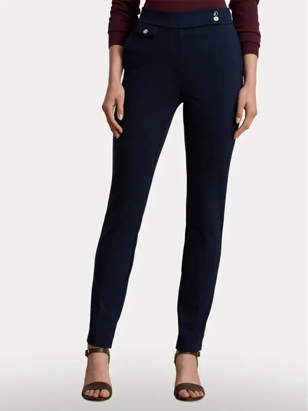 Lauren Ralph Lauren LAUREN RALPH LAUREN Hlače 200980023002 Tamnoplava Straight Fit