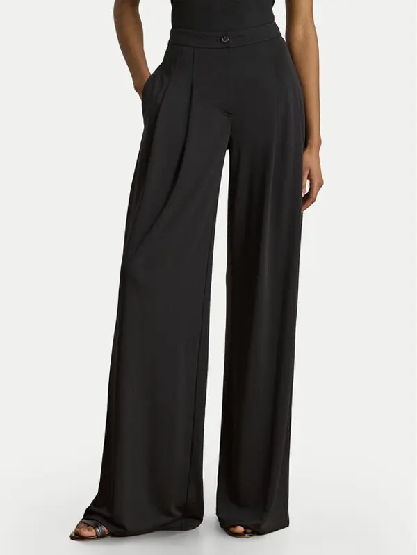 Lauren Ralph Lauren LAUREN RALPH LAUREN Hlače Chabrell 200980217001 Crna Wide Leg