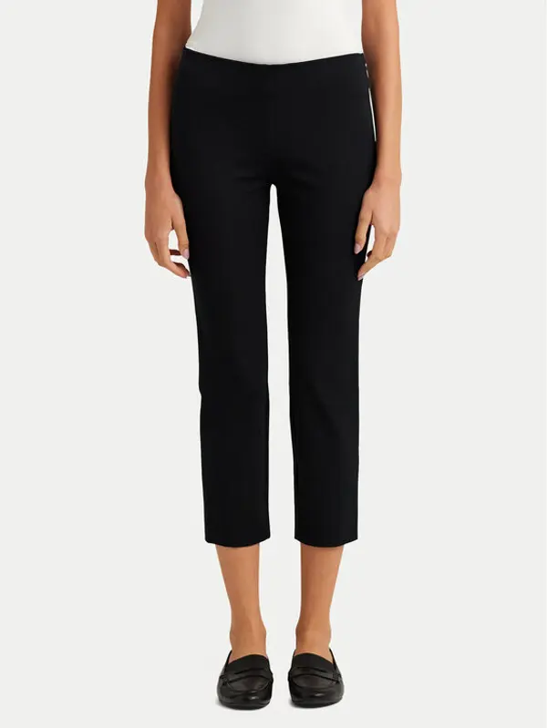Lauren Ralph Lauren LAUREN RALPH LAUREN Hlače Skinny Fit Streç Pantolon 200687713003 Crna Regular Fit