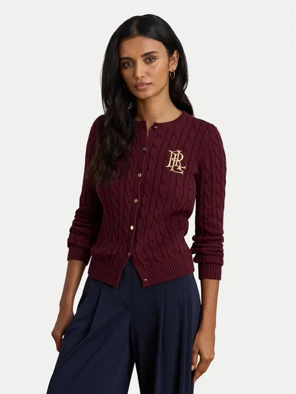 Lauren Ralph Lauren LAUREN RALPH LAUREN Kardigan 200932225014 Tamnocrvena Regular Fit