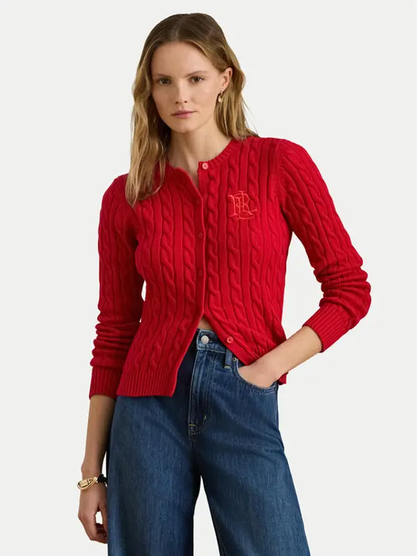 Lauren Ralph Lauren LAUREN RALPH LAUREN Kardigan 200932225015 Crvena Regular Fit