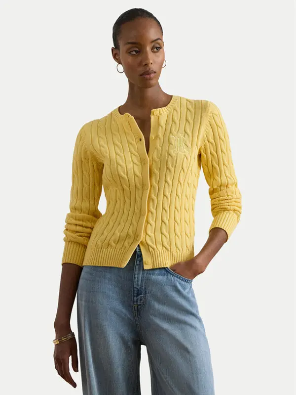Lauren Ralph Lauren LAUREN RALPH LAUREN Kardigan 200932225016 Žuta Regular Fit