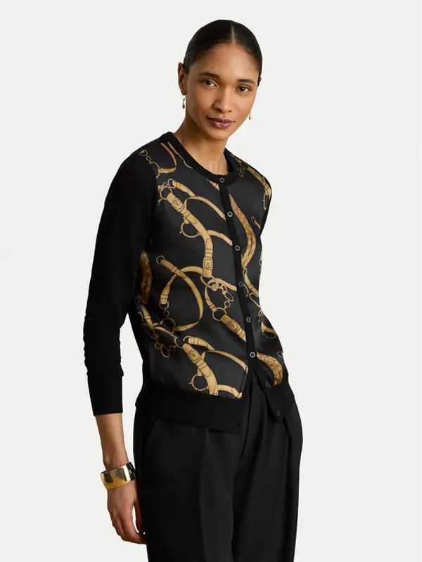 Lauren Ralph Lauren LAUREN RALPH LAUREN Kardigan 200P13977001 Crna Regular Fit