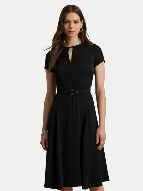 Lauren Ralph Lauren LAUREN RALPH LAUREN Koktel haljina 200973369002 Crna Flare Fit