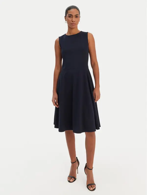 Lauren Ralph Lauren LAUREN RALPH LAUREN Koktel haljina 200980935003 Tamnoplava Slim Fit
