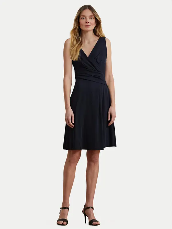 Lauren Ralph Lauren Lauren Ralph Lauren Koktel haljina 250865006002 Tamnoplava Regular Fit