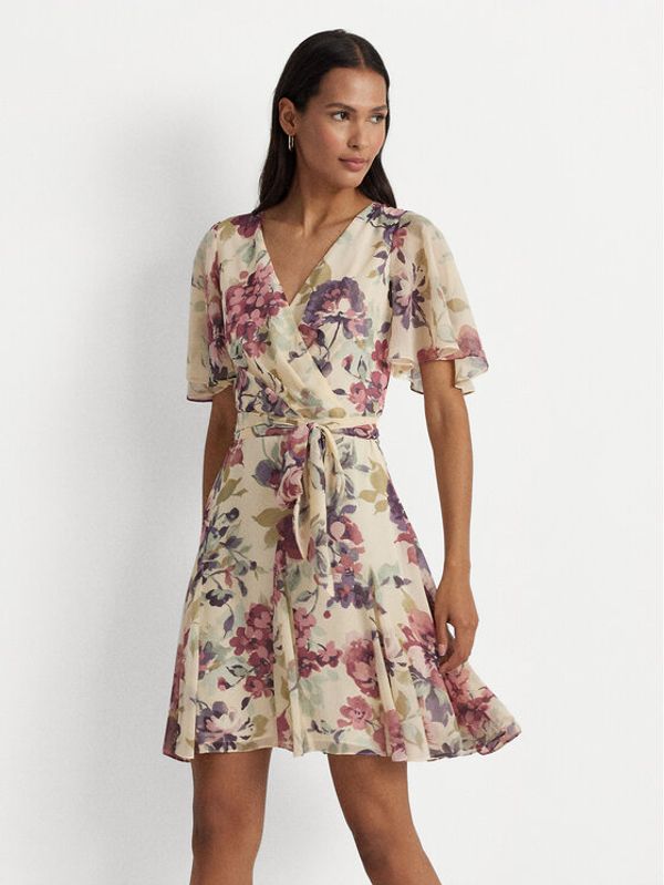 LAUREN RALPH LAUREN Lauren Ralph Lauren Koktel haljina 250932617001 Écru Regular Fit