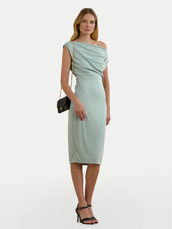 Lauren Ralph Lauren LAUREN RALPH LAUREN Koktel haljina 250964081001 Svijetloplava Slim Fit