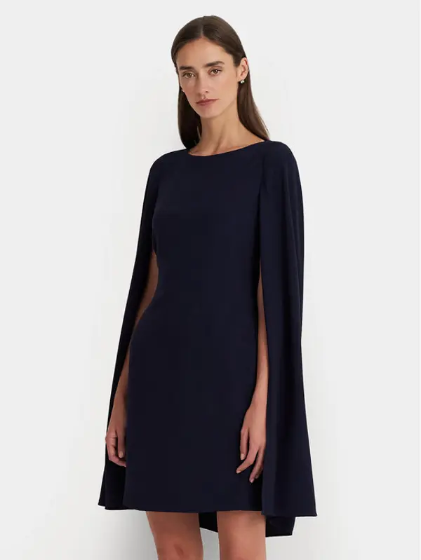 Lauren Ralph Lauren Lauren Ralph Lauren Koktel haljina 253855210007 Tamnoplava Relaxed Fit