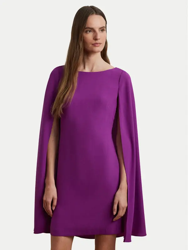 Lauren Ralph Lauren LAUREN RALPH LAUREN Koktel haljina 2,53855E+11 Ljubičasta Slim Fit
