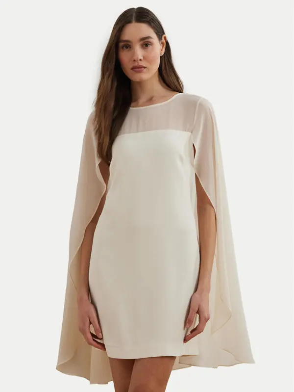 Lauren Ralph Lauren LAUREN RALPH LAUREN Koktel haljina 253963771001 Écru Regular Fit