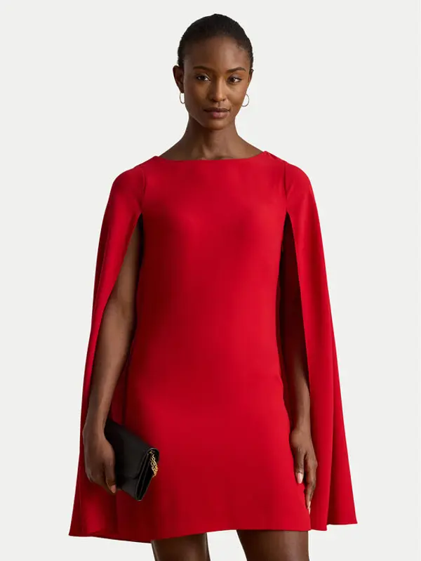 Lauren Ralph Lauren LAUREN RALPH LAUREN Koktel haljina 253980921004 Crvena Slim Fit