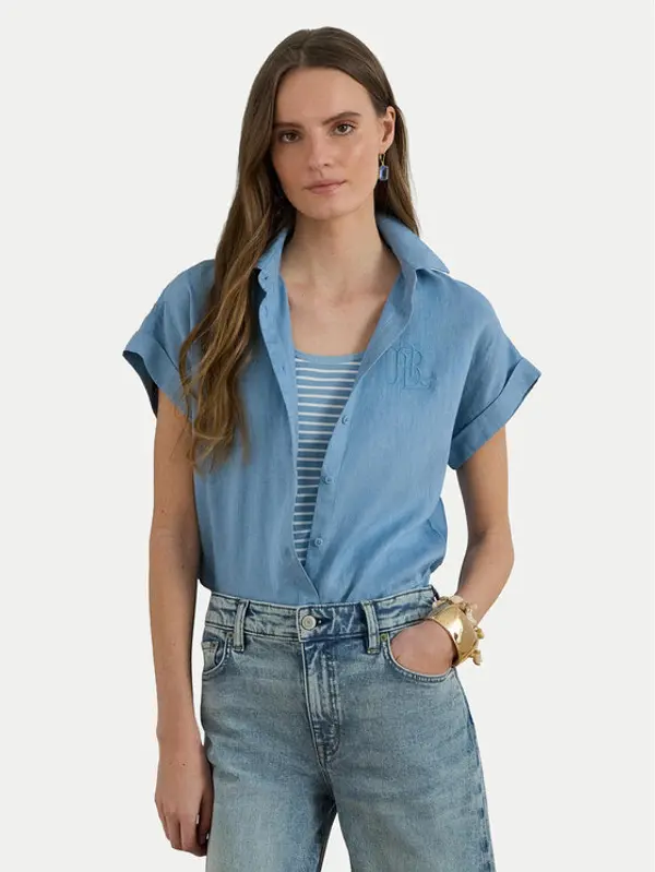 Lauren Ralph Lauren LAUREN RALPH LAUREN Košulja 200874259011 Svijetloplava Relaxed Fit