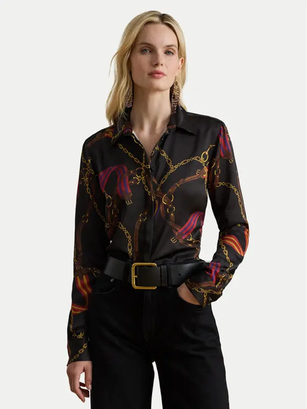 Lauren Ralph Lauren LAUREN RALPH LAUREN Košulja 200979917001 Crna Straight Fit