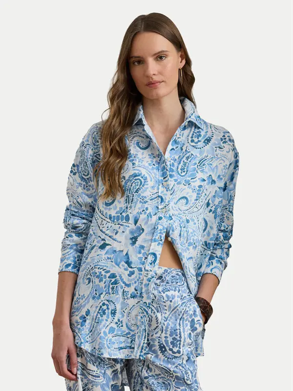 Lauren Ralph Lauren LAUREN RALPH LAUREN Košulja 200P08926001 Svijetlo plava Relaxed Fit