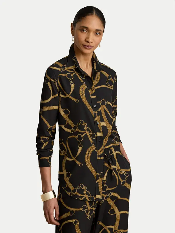 Lauren Ralph Lauren LAUREN RALPH LAUREN Košulja 200P14013001 Crna Regular Fit
