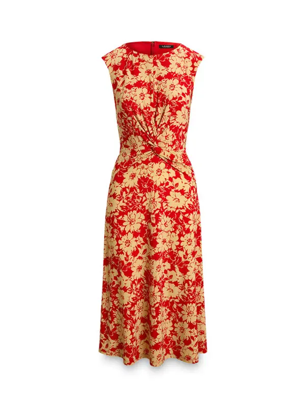 Lauren Ralph Lauren LAUREN RALPH LAUREN Ljetna haljina 200P09092001 Crvena Regular Fit