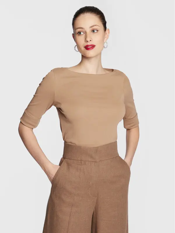 Lauren Ralph Lauren Lauren Ralph Lauren Majica 200654963147 Smeđa Regular Fit