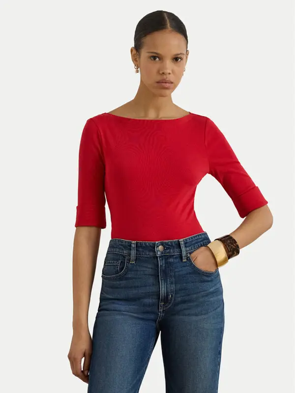 Lauren Ralph Lauren LAUREN RALPH LAUREN Majica 200654963200 Crvena Slim Fit
