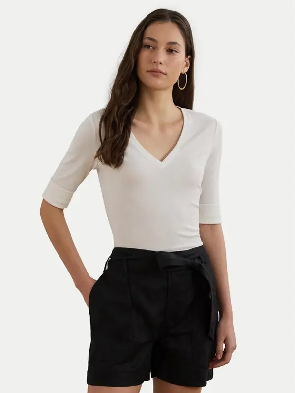Lauren Ralph Lauren LAUREN RALPH LAUREN Majica 200815843001 Bijela Slim Fit