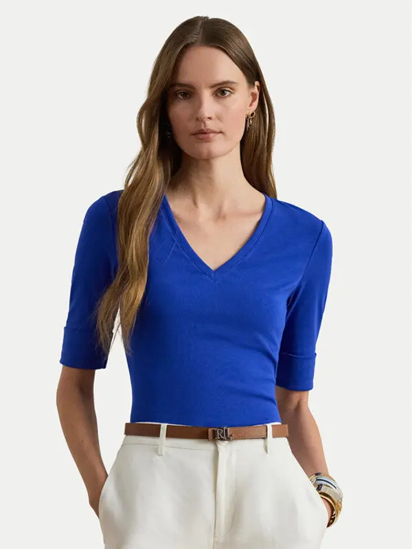 Lauren Ralph Lauren LAUREN RALPH LAUREN Majica 200815843012 Plava Slim Fit
