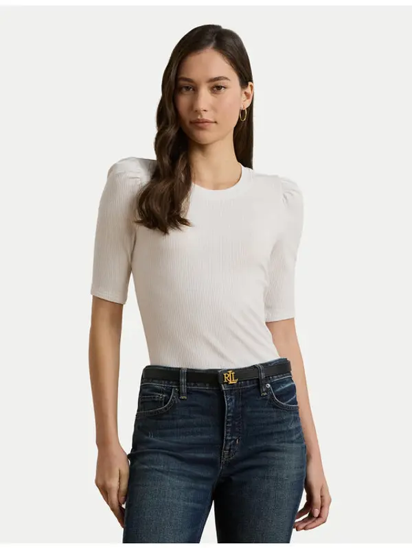 Lauren Ralph Lauren LAUREN RALPH LAUREN Majica 200902618006 Bijela Slim Fit
