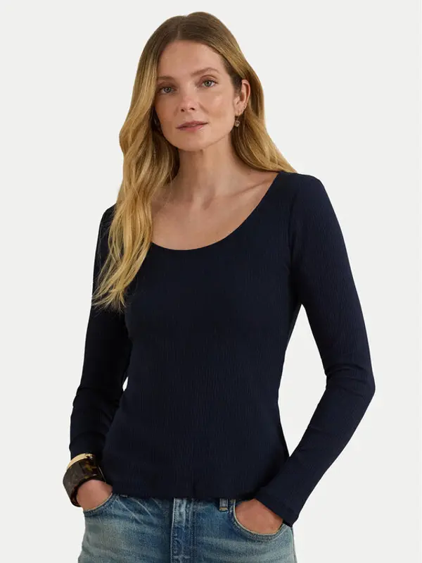 Lauren Ralph Lauren LAUREN RALPH LAUREN Majica 200980145002 Tamnoplava Slim Fit
