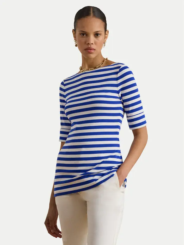 Lauren Ralph Lauren LAUREN RALPH LAUREN Majica 200P03750002 Plava Slim Fit