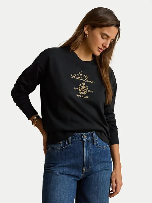 Lauren Ralph Lauren LAUREN RALPH LAUREN Majica dugih rukava 200P13944001 Crna Regular Fit