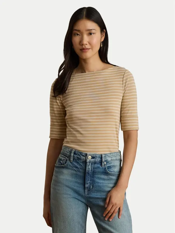 Lauren Ralph Lauren LAUREN RALPH LAUREN Majica Judy 200P13919003 Bež Regular Fit