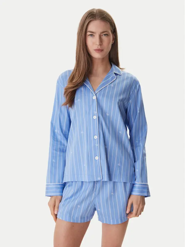 Lauren Ralph Lauren LAUREN RALPH LAUREN Pidžama ILN12490 Plava Regular Fit