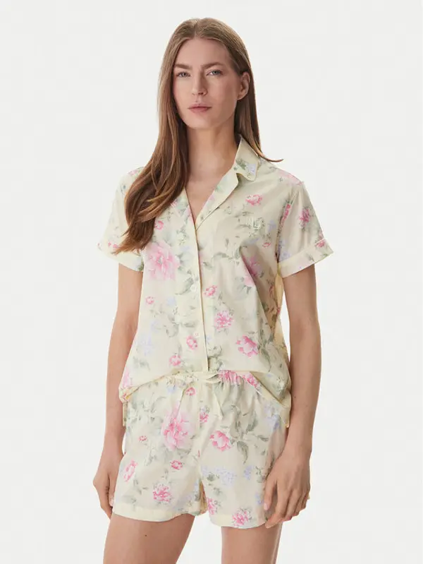 Lauren Ralph Lauren LAUREN RALPH LAUREN Pidžama ILN12493 Žuta Regular Fit