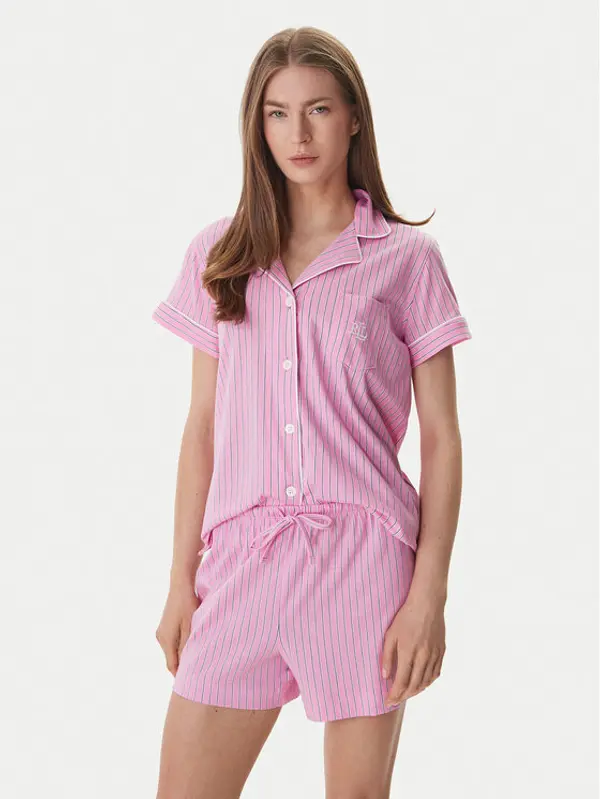 Lauren Ralph Lauren LAUREN RALPH LAUREN Pidžama ILN12502 Ružičasta Regular Fit