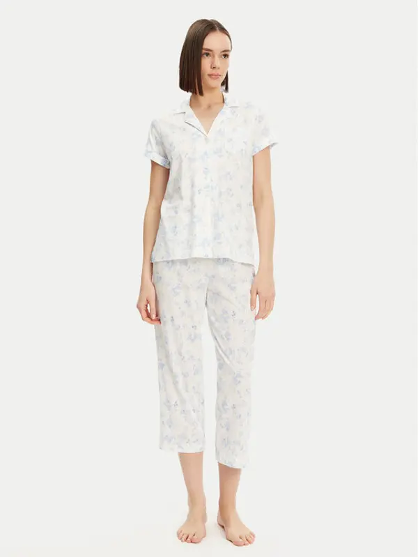 Lauren Ralph Lauren LAUREN RALPH LAUREN Pidžama ILN92422 Plava Regular Fit