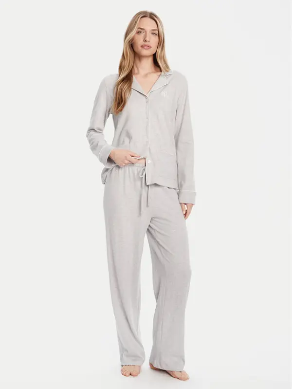 Lauren Ralph Lauren LAUREN RALPH LAUREN Pidžama ILN92453 Siva Regular Fit