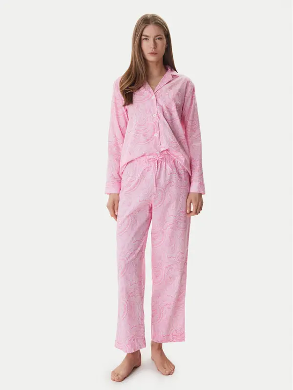 Lauren Ralph Lauren LAUREN RALPH LAUREN Pidžama ILN92499 Ružičasta Regular Fit
