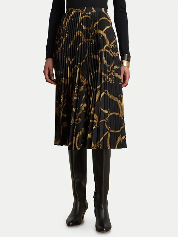 Lauren Ralph Lauren LAUREN RALPH LAUREN Plesirana suknja 200P14015001 Crna A-Line Fit