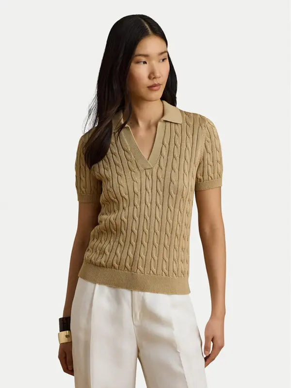 Lauren Ralph Lauren LAUREN RALPH LAUREN Polo 200P14041006 Bež Regular Fit