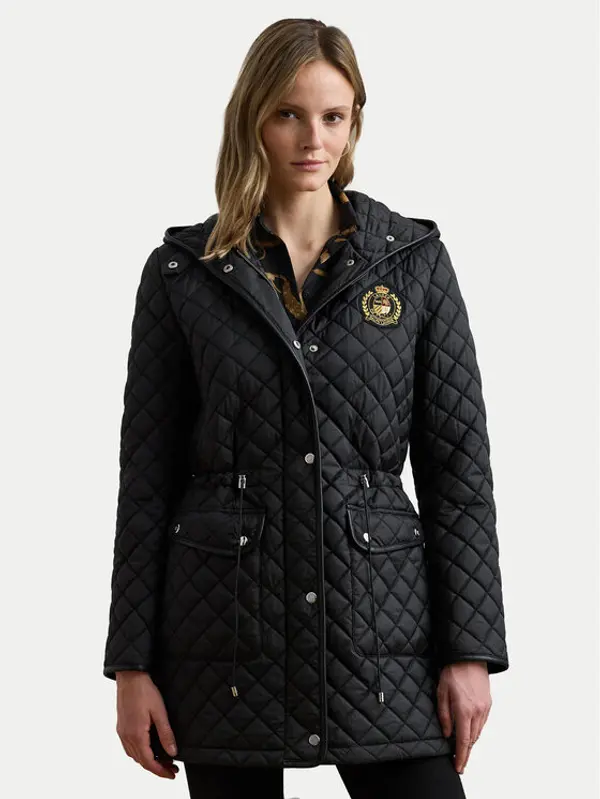 Lauren Ralph Lauren LAUREN RALPH LAUREN Prijelazna jakna 297979534001 Crna Straight Fit