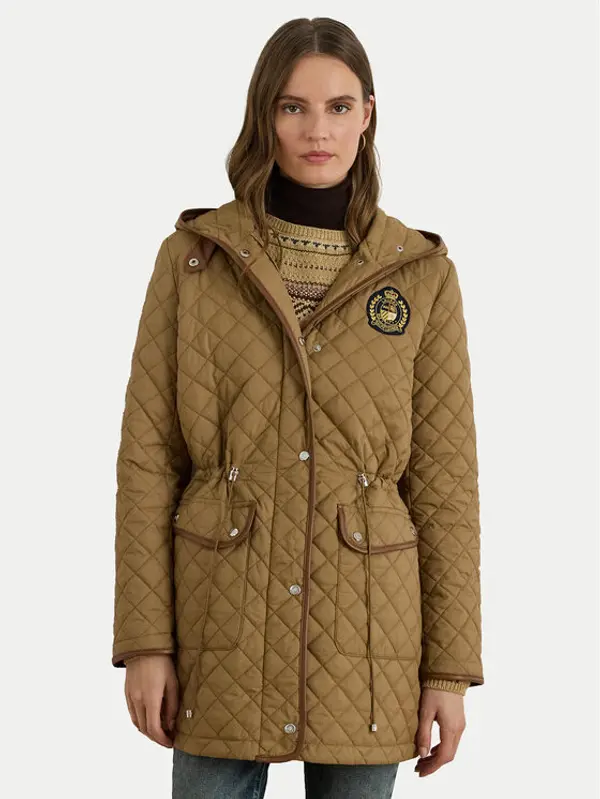 Lauren Ralph Lauren LAUREN RALPH LAUREN Prijelazna jakna 297979534002 Smeđa Straight Fit