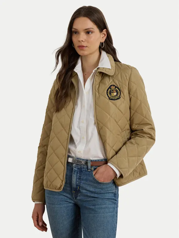 Lauren Ralph Lauren LAUREN RALPH LAUREN Prijelazna jakna 297979539002 Bež Straight Fit