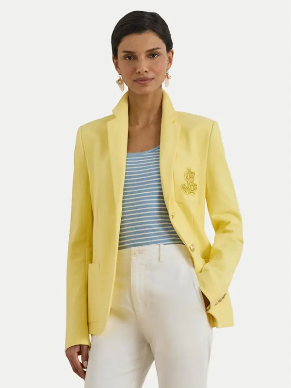 Lauren Ralph Lauren LAUREN RALPH LAUREN Sakoi 200797305031 Žuta Slim Fit