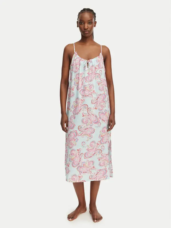 Lauren Ralph Lauren LAUREN RALPH LAUREN Spavaćica ILN02506 Svijetlo plava Relaxed Fit