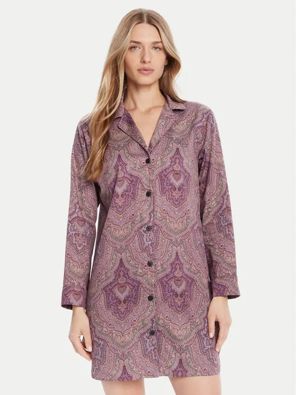 Lauren Ralph Lauren LAUREN RALPH LAUREN Spavaćica ILN32449 Ljubičasta Regular Fit