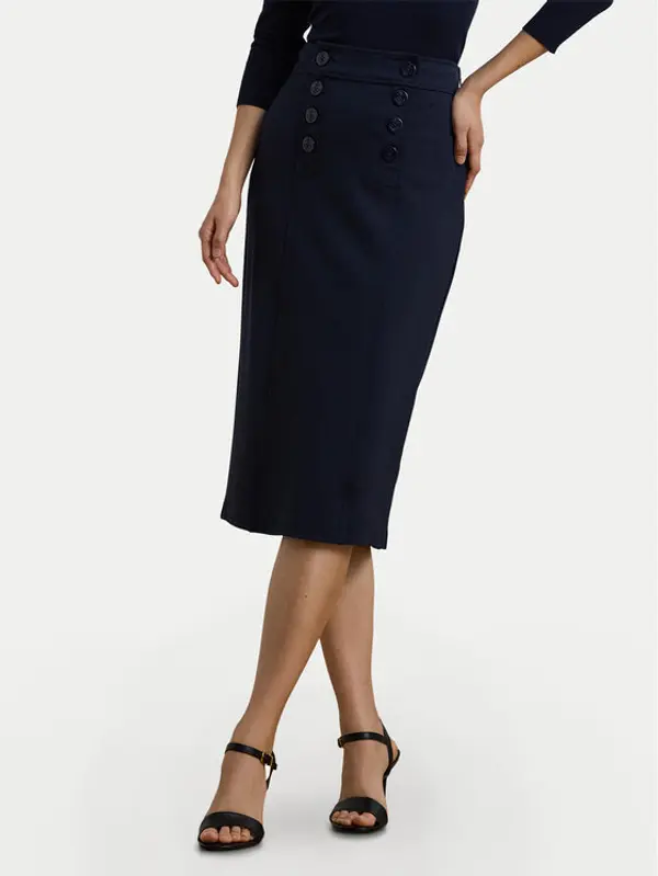 Lauren Ralph Lauren LAUREN RALPH LAUREN Suknja olovka 200957618001 Tamnoplava Regular Fit
