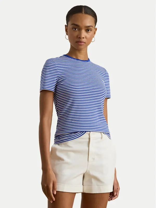 Lauren Ralph Lauren LAUREN RALPH LAUREN T-shirt 200P03721004 Plava Slim Fit