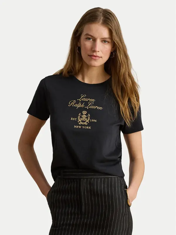 Lauren Ralph Lauren LAUREN RALPH LAUREN T-shirt 200P13943001 Crna Regular Fit