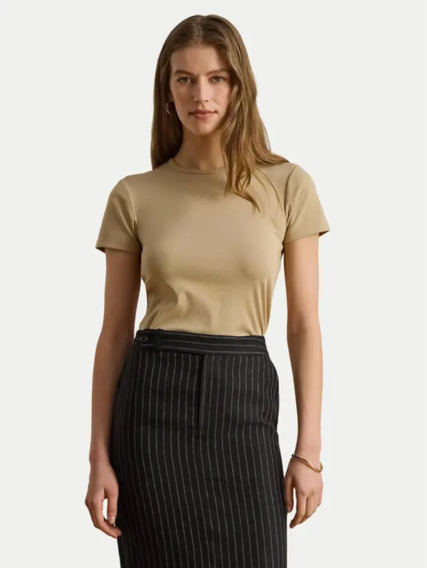 Lauren Ralph Lauren LAUREN RALPH LAUREN T-shirt Alli 200807563053 Bež Regular Fit