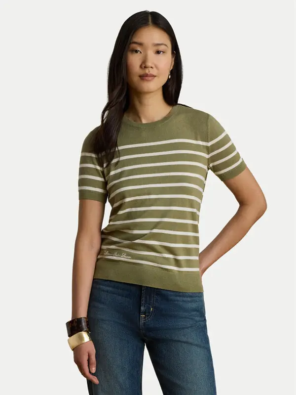 Lauren Ralph Lauren LAUREN RALPH LAUREN T-shirt Eyelah 200P13973001 Zelena Regular Fit